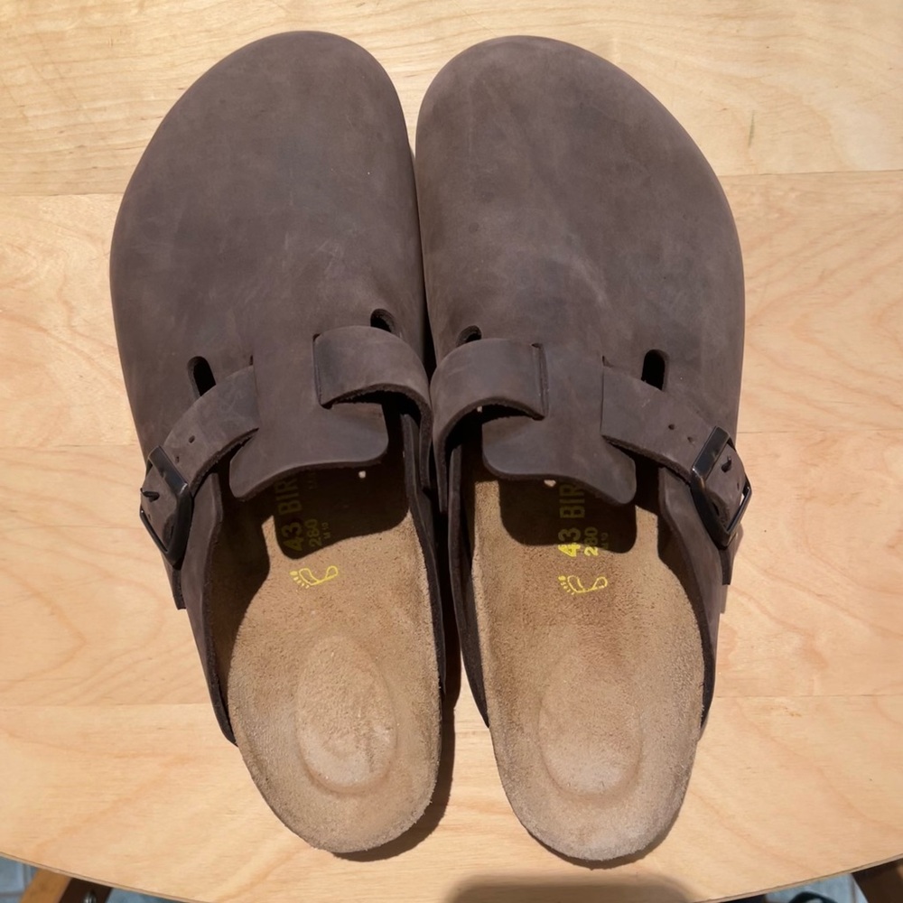 BIRKENSTOCK MEN'S BROWN BOSTON CLOGS 🤎🤎🤎🤎
